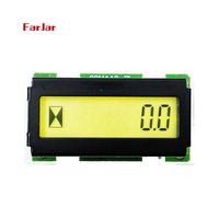 Compteur d'heures numérique Farjia S06111A2-BL 9-60V avec écran LCD 6 chiffres, stockage de données de plus de 10 ans, utilisation industrielle et pour bus