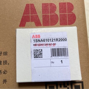   Relais terminal 1Sna610121R2000 Rb122Av 24Vac DC 1 contact sans contact 10A Courant nominal - Product Image 1