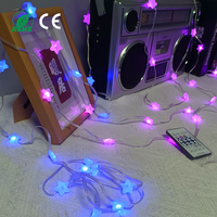 Guirlande lumineuse LED intelligente multicolore RGB, contrôlée par application, alimentée par USB, pour la décoration d'ambiance de Noël et de la maison