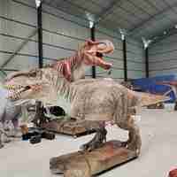 Parc à thème dinosaure artificiel modèle animatronique grandeur nature dinosaure tyrannosaure fait à la main
