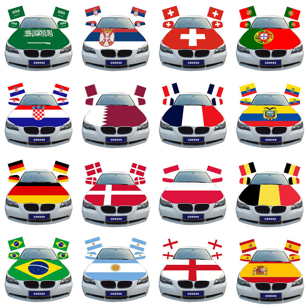 Drapeau de capot de voiture