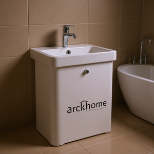 Lavabo Archhome con Mueble de PVC y Mini Tanque de Polipropileno 42 cm x 35 cm para Baño - Product Image 3