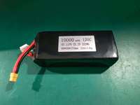 22,2V 10000mAh 120C 6S 21700 LiPo-Akku mit XT90-Stecker, hohe Entladerate, Softcase für Drohne, FPV, RC-Auto, Boot, 500 Zyklen