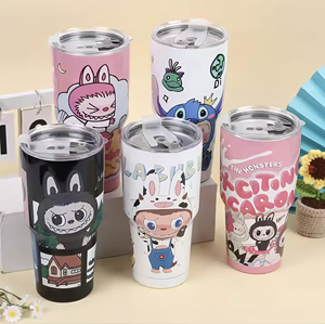 Daji Hydro 30Oz Roestvrij Staal Vacuüm Thermos Labubu Trending Design Met Cartoon Capibara Geïsoleerde Beker Groothandel - Product Image 2