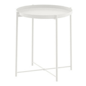 Mesa lateral nórdica para sofá, bandeja para balcón, café dorado, pequeño, de Metal, redonda, moderna, para sala de estar y dormitorio - Product Image 4