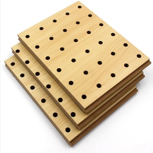 Pannello in Fibra di Legno Perforato con Fori Multipli, Pannello MDF Perforato Rivestito in Melamina per Scaffalature, Bianco Opaco - Product Image 5
