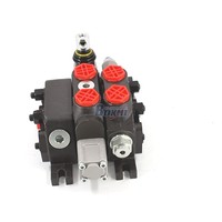 Vanne directionnelle sectionnelle DCV60 à 1 bobine, commande manuelle, 60 L/min 315 Bar pour systèmes hydrauliques