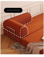 Canapé moderne compressé en mousse à mémoire de forme, éponge haute densité, tissu velours respirant, ergonomique, doux, confortable, durable, adapté aux animaux domestiques