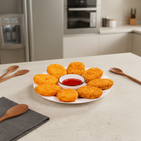 Croquettes à la mozzarella surgelées de style japonais, enrobées de panko, 60g, durée de conservation de 365 jours, semi-finies, Korokke, restauration, restaurant