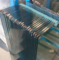 Feuille de verre trempé teinté gris, vert, bleu de 3 mm, 4 mm, 5 mm, 6 mm pour la construction et les dessus de table