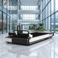 Découpeuse laser à plaques lourdes 12KW, refroidissement par eau, compatible avec les formats Ai Plt, 6025 8025, machine de découpe laser à fibre pour acier inoxydable