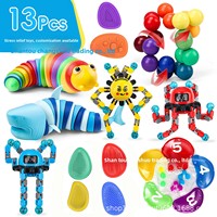 Mainan Fidget Spinner Bentuk Gurita Kreatif Laris Grosir, Set Mainan Pereda Stres, Souvenir Pesta