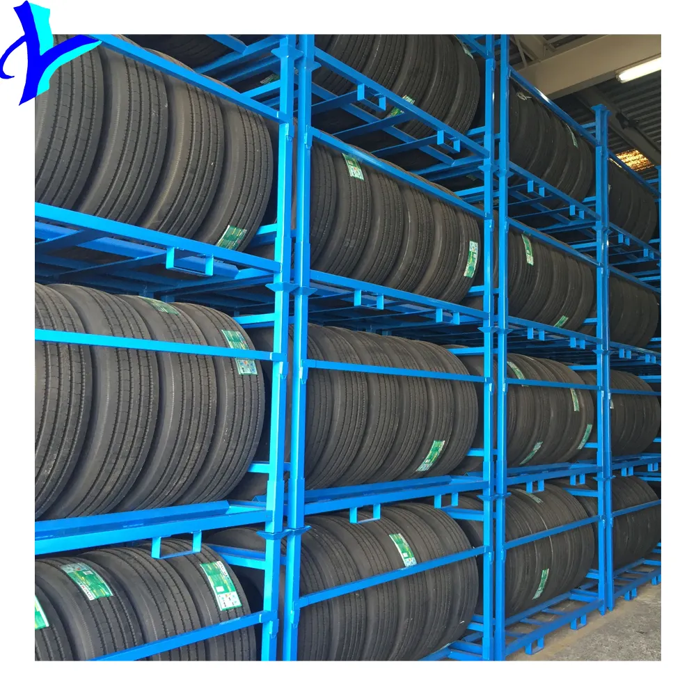 Palette de pneus empilables personnalisés, système de rangement, livraison gratuite