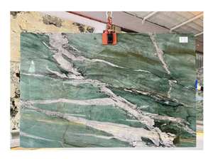 Dalle de marbre naturel de luxe du Brésil, quartzite vert de luxe pour salon, salle à manger, chambre à coucher, hall - Product Image 3