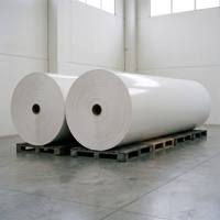Rouleau de papier holographique anti-rayures avec revêtement adhésif, étiquettes personnalisables en largeur et en taille, papier d'impression pour étiquettes, rouleau jumbo