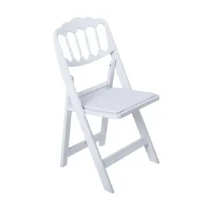 Event Padded Seat Folding Chair Plastic Wedding For Rental Company Napoleon Back