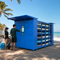 Distributeur automatique de paddleboards, système de partage de SUP, station de location intelligente de paddleboards