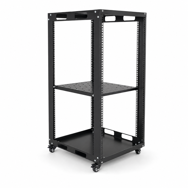 Customizable Open Server Rack 19 Inch Network Equipment Frame for Switch Router UPS Patch Panel Installation Stock High Quality