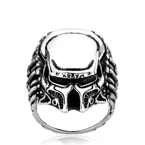 SS8-217R acciaio soldato Il Predator anello di stile per gli uomini in acciaio inox di alta qualità di modo popolare punk dei monili - Product Image 1