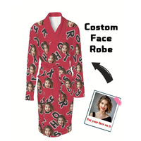 Ensemble de robe de nuit en flanelle double de luxe confortable et douce pour femmes et hommes