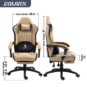<span class=keywords><strong>Chaise</strong></span> de jeu en gros <span class=keywords><strong>Dowinx</strong></span>, nouveau design, <span class=keywords><strong>chaise</strong></span> de jeu <span class=keywords><strong>ergonomique</strong></span> avec fonction inclinable et repose-pieds - Product Image 5