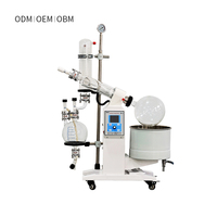 Évaporateurs rotatifs de laboratoire 1L-10L avec roulettes pour un déplacement facile et un nettoyage simplifié, dotés de verre borosilicaté de haute qualité pour la distillation sous vide en R&D
