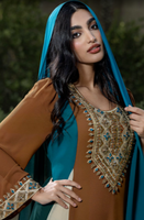 Robe Abaya élégante, légère et respirante pour femmes, nouveau style, vêtement musulman traditionnel, accessoire en polyester