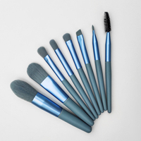 Ensemble de pinceaux de maquillage professionnel de luxe de 8 pièces pour maquilleur avec logo personnalisé, pinceaux de maquillage, maquillage en gros