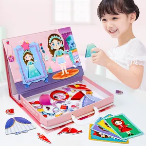 Venta al por mayor rompecabezas niños niñas-UCMD-pegatinas decorativas personalizadas para niños, juego de rompecabezas magnético personalizado para niñas