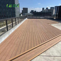 Platelage Wpc Grain respectueux des budgets 3d Texture Patio Decking Cool Color Timbertech Composite Deck pour projet