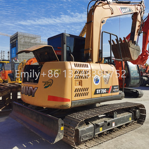 Mini pelle sur chenilles sany sy 75 en bon état de 7.5 tonnes en Chine à vendre - Product Image 2
