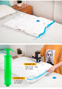 Sacs de compression sous vide pour vêtements, vente en gros, offre spéciale, avec pompe manuelle de voyage - Product Image 6