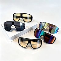 Lunettes de cyclisme Angbow, nouveau modèle, monture intégrale, verres PC, anti-sable, lunettes de soleil pour la montagne/le ski
