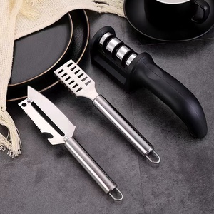 3-Piece Set Rolling <strong>Knife</strong> Sharpener for Restoring and <strong>Sharpening</strong> <strong>Knives</strong> Shears Grater Julienne Peeler <strong>Tool</strong> - Product Image 3