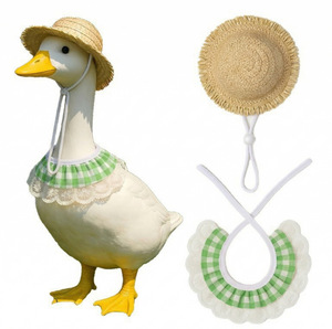 Tenue pour oie de 23 pouces : chapeau de paille, cape, écharpe, costume, robe uniquement (matériel de 23 pouces) - Product Image 1