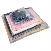Sac d'emballage en plastique rétractable PE/EVA personnalisé avec logo, pour vêtements de bain, fermeture autocollante, impression en gravure, jetable pour t-shirts