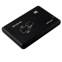 Lector de Tarjetas de Proximidad Inteligente RFID USB/RS232 de 13.56MHz, Lector de Escritorio sin Contacto, ISO 14443A