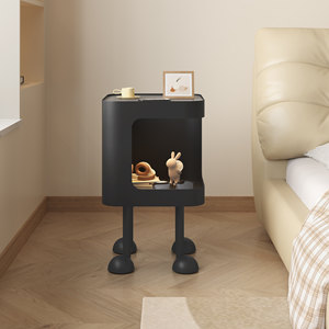 <span class=keywords><strong>Comodino</strong></span> in Ferro Battuto Stile Antico Moderno <span class=keywords><strong>per</strong></span> Camera da Letto e Soggiorno, Mobile Laterale Convertibile <span class=keywords><strong>per</strong></span> Appartamento - Product Image 2