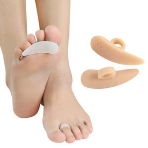 Almohadilla alisadora <span class=keywords><strong>de</strong></span> dedos, Gel <span class=keywords><strong>de</strong></span> silicona para el cuidado <span class=keywords><strong>de</strong></span> los pies, almohadilla correctora <span class=keywords><strong>de</strong></span> Hallux Valgus, 1 unidad - Product Image 1