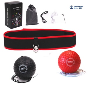 Jeu de balles réflexes de boxe avec poinçon <span class=keywords><strong>et</strong></span> tête de réaction Équipement d'entraînement sportif de vitesse avec bandeau pour l'entraînement au combat - Product Image 1