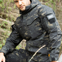Fabrikgefertigte Wasserdichte Taktische Jacke für Herren, Warme Tarn-Kapuzenjacke aus China Softshell
