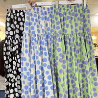 Nouveau tissu imprimé à pois pour le printemps et l'été, tissu tissé 100% coton avec impression et teinture actives, robe pour femme