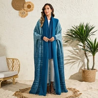 Abaya élégante OEM 2026 – Vêtement islamique grande taille, longue veste, robe de soirée plissée Miyake pour femme, modeste, Ramadan, trench ouvert