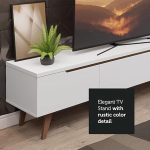 <span class=keywords><strong>75</strong></span> <span class=keywords><strong>pouces</strong></span> dernier design moderne unité de sol meuble TV design simple mobile meuble TV blanc pour le salon - Product Image 4