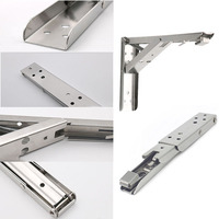 Support mural pliable en acier inoxydable robuste de 8/10/12/14 pouces pour table de travail