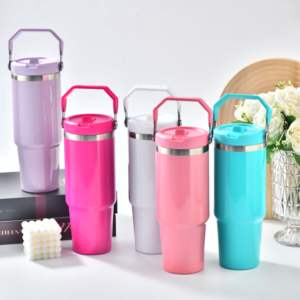 Vaso Térmico de Sublimación de 30 oz con Doble Pared y Asa, para Viaje, desde Almacén de EE. UU. - Product Image 6