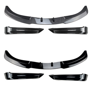 Spoiler avant BMW E90 E91 2005-2008 Noir Piano Matière PP pour kit carrosserie 320i 325i - Product Image 5