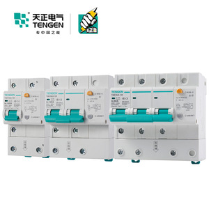 Disjoncteur d'air Tengen Tgb1nle-125 125a 230v avec protection contre les courants résiduels pour usage domestique - Product Image 2