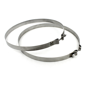 304 thép không gỉ o Loại xả ban nhạc kẹp <span class=keywords><strong>7</strong></span> đến 10 inch ô tô ống xả kẹp - Product Image 4