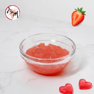 Coconut jelly nata de coco heart shaped wholesale Fruit Flavor 3.85kg For Beverage Catering For <b>Light</b> Food Drinks - Product Image 2